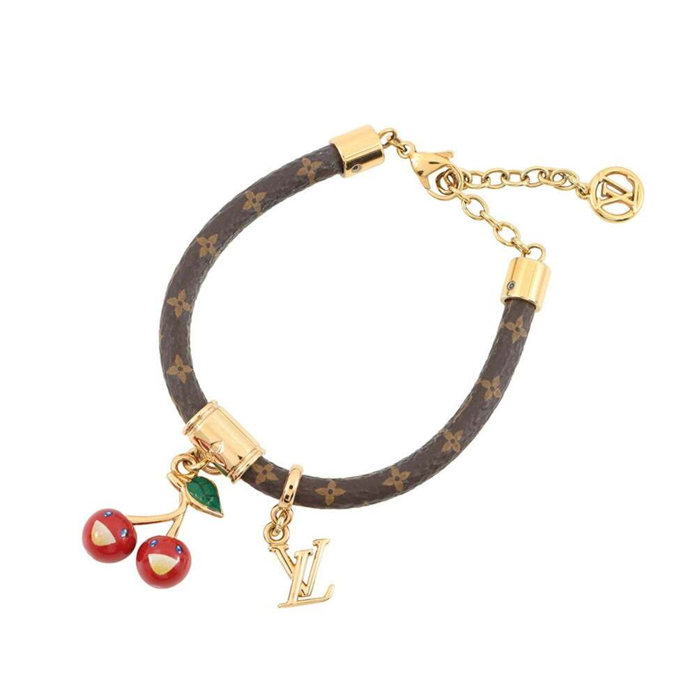 LOUIS VUITTON Brown Monogram Charm Bracelet - Picture 1 of 10